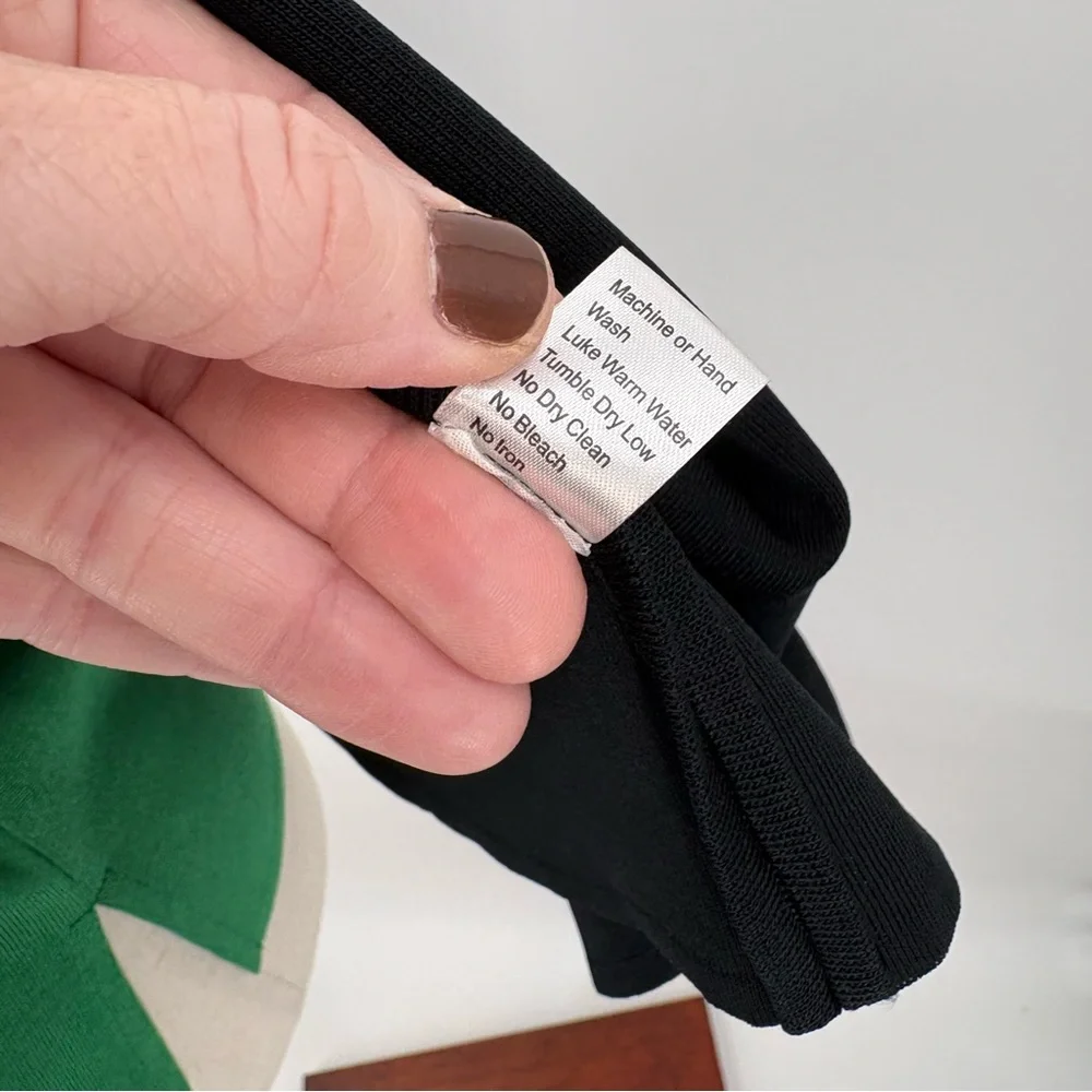Toula‎ Knit Green and Black Sweater Jacket Set Small